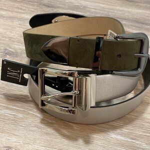 DKNY Silver Belt & INC Silver Belt NEW